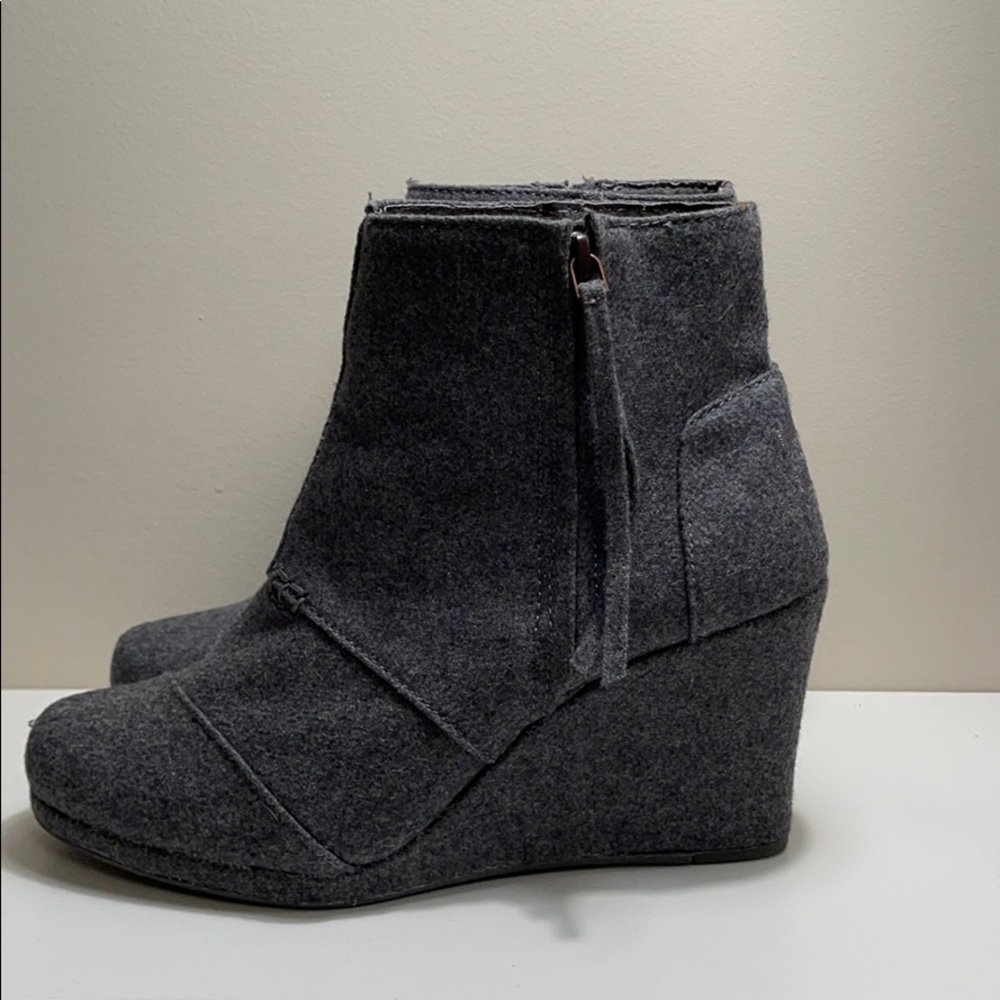 grey ankle boots